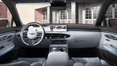 The 2026 Genesis GV70 intirior The 2026 Genesis GV70 intirior