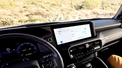 2024 Toyota Land Cruiser Infortainment 2024 Toyota Land Cruiser Infortainment