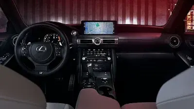 The Lexus IS 500 F Sport Performance Dashboard The Lexus IS 500 F Sport Performance Dashboard